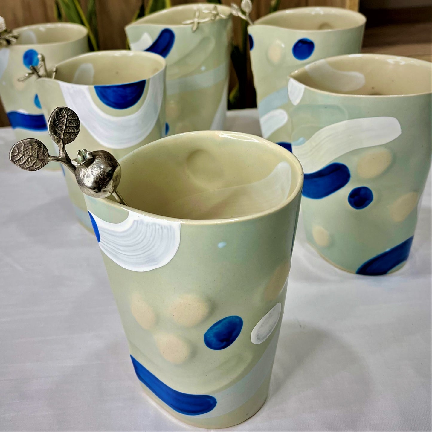 Blue Thumb Smile Cups (set of 6)