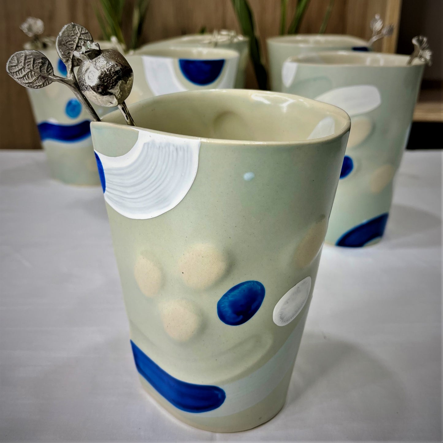 Blue Thumb Smile Cups (set of 6)