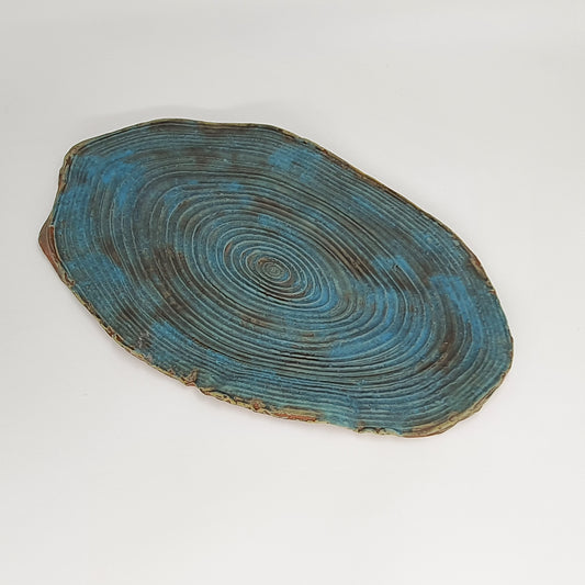 Turquoise Oval Platter