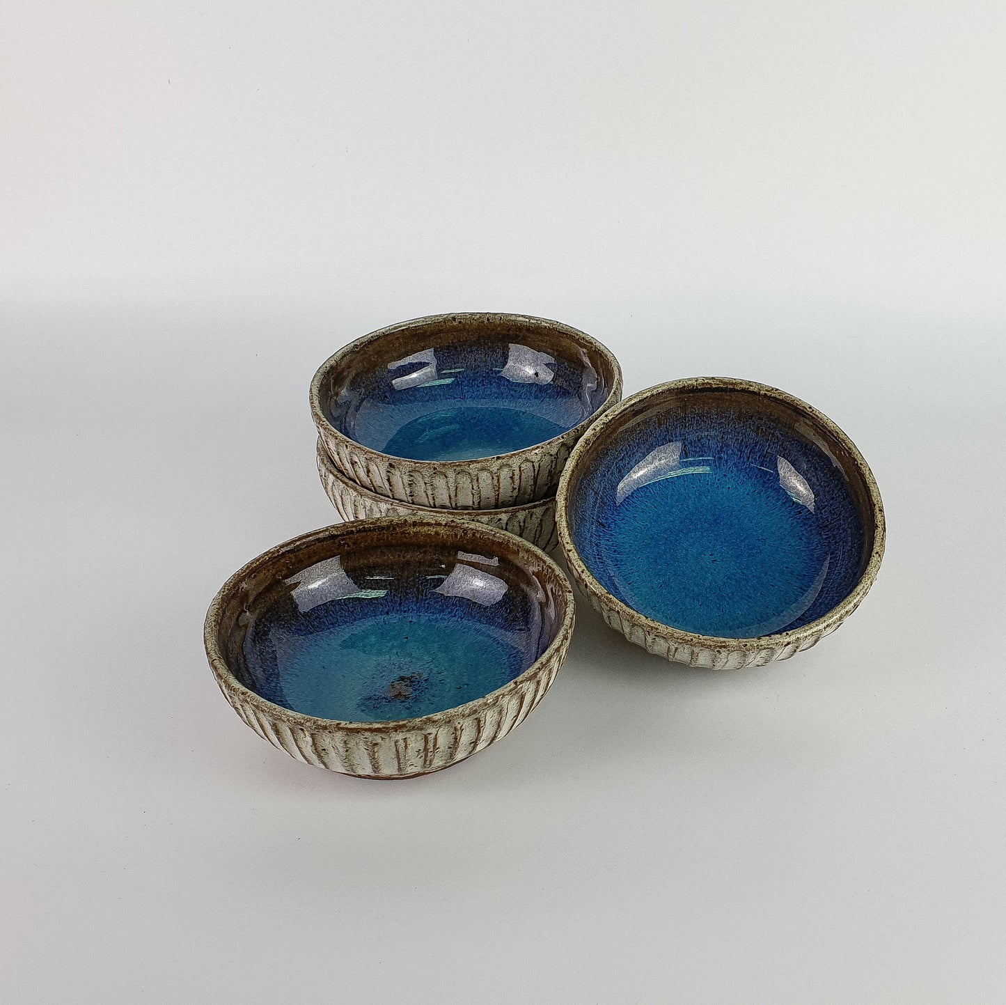 Blue Dessert Bowls