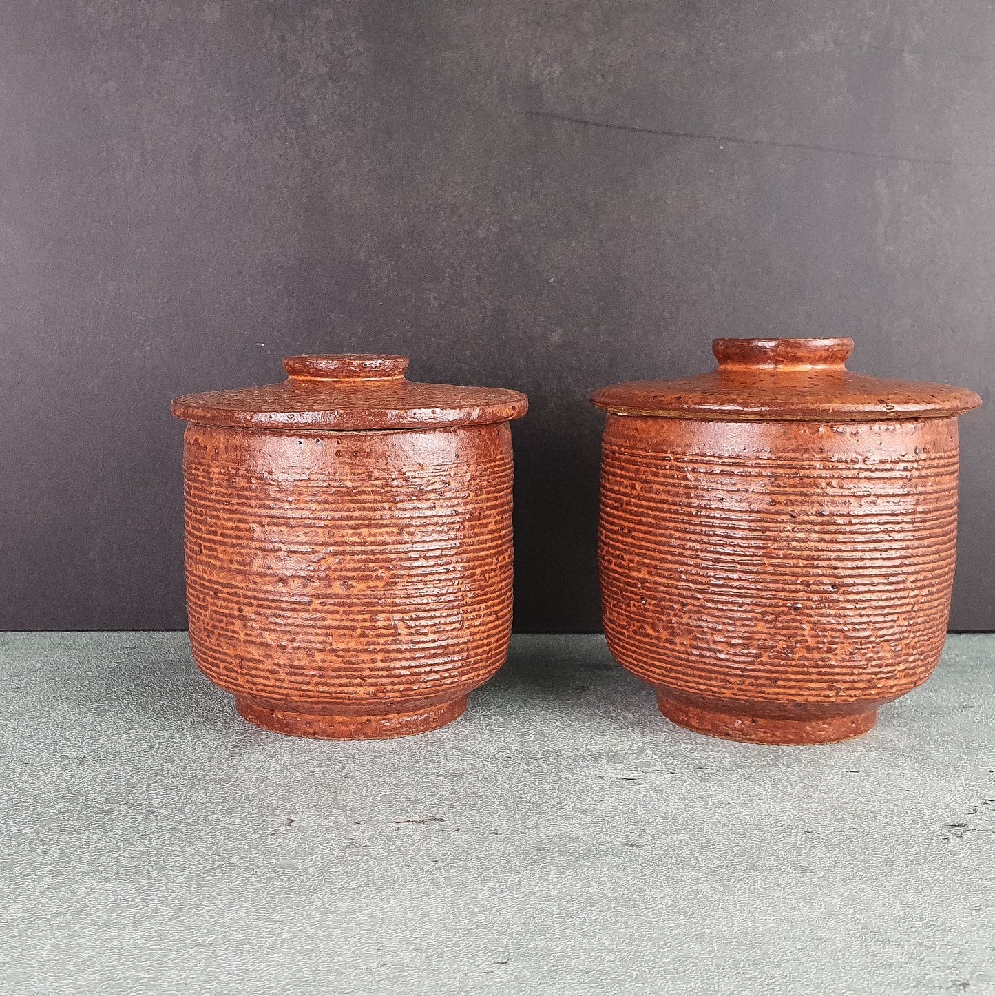 Fire brick Chawanmushi Cups