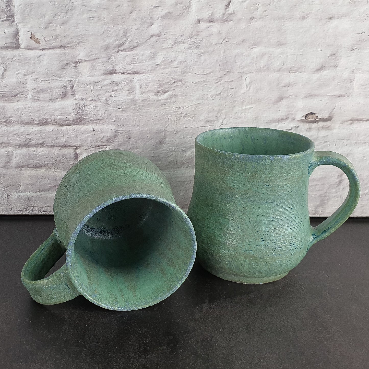 Blue Riverstone Mugs