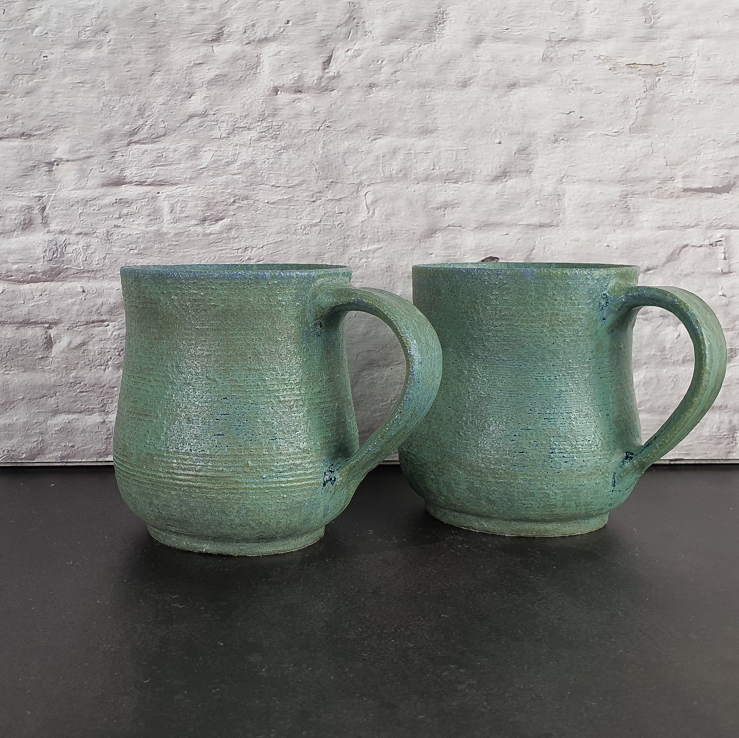 Blue Riverstone Mugs
