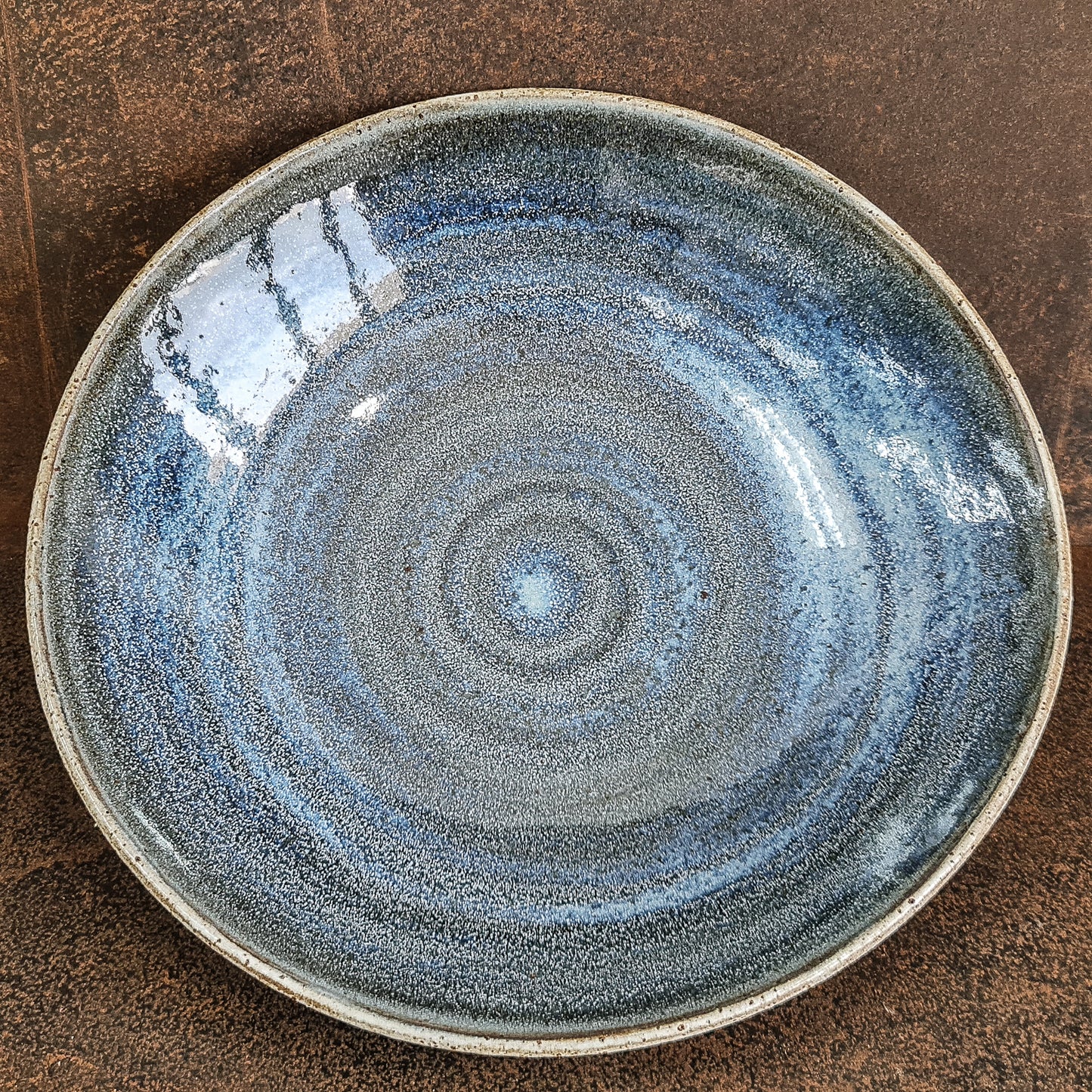 "Blue Galaxy" Serving Bowl