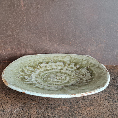 Green Dusk Shallow Bowl/Plate