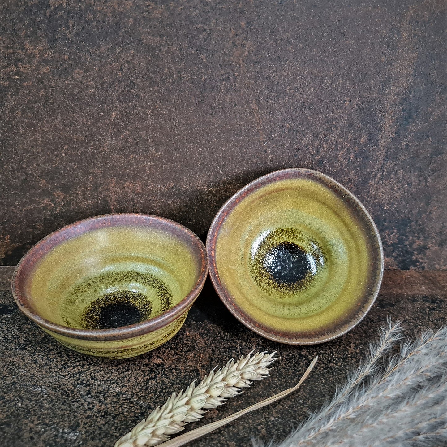 Tenmoku Series: Set of 2 Small Bowls
