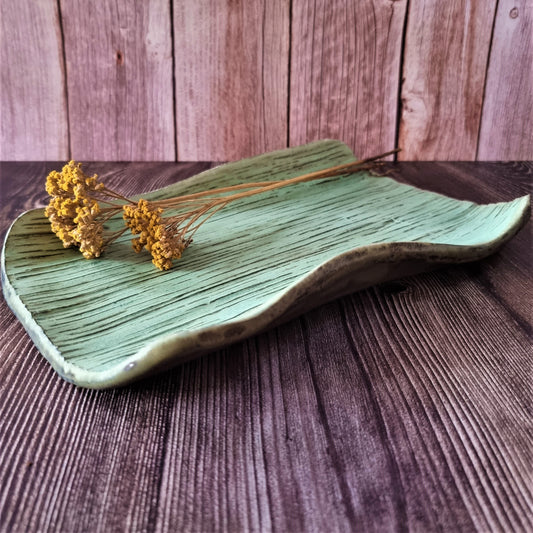 Opeh Leaf  Serving Platter