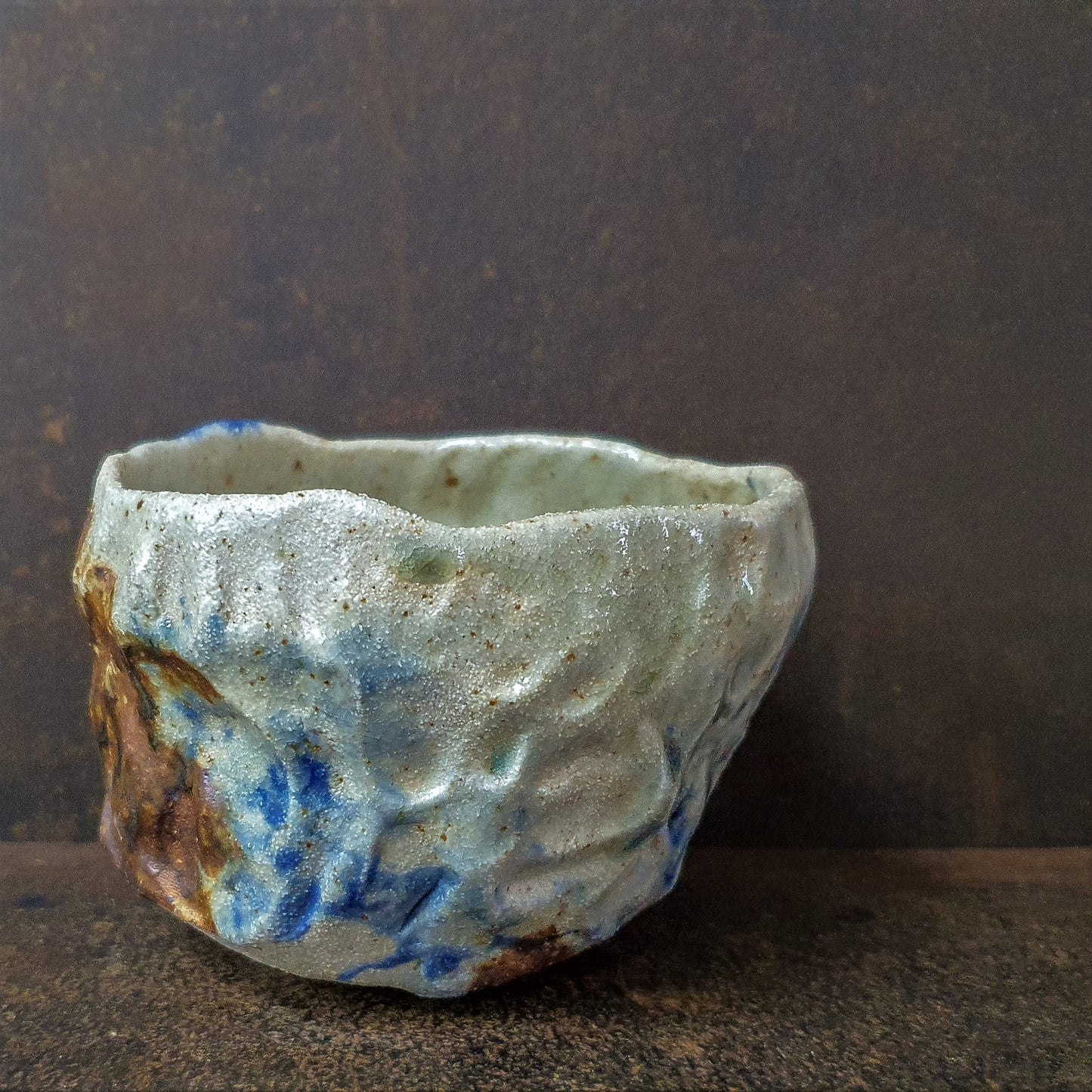 Light Blue Ash Chawan (Tea Bowl)