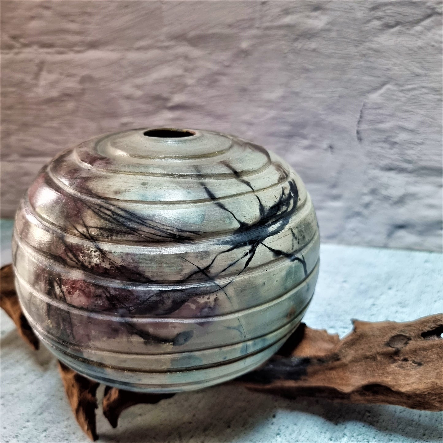 Snail's Shell: Pit-fired Vase
