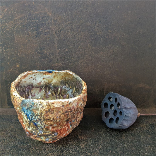 Red Earth Shino Chawan (Tea Bowl)