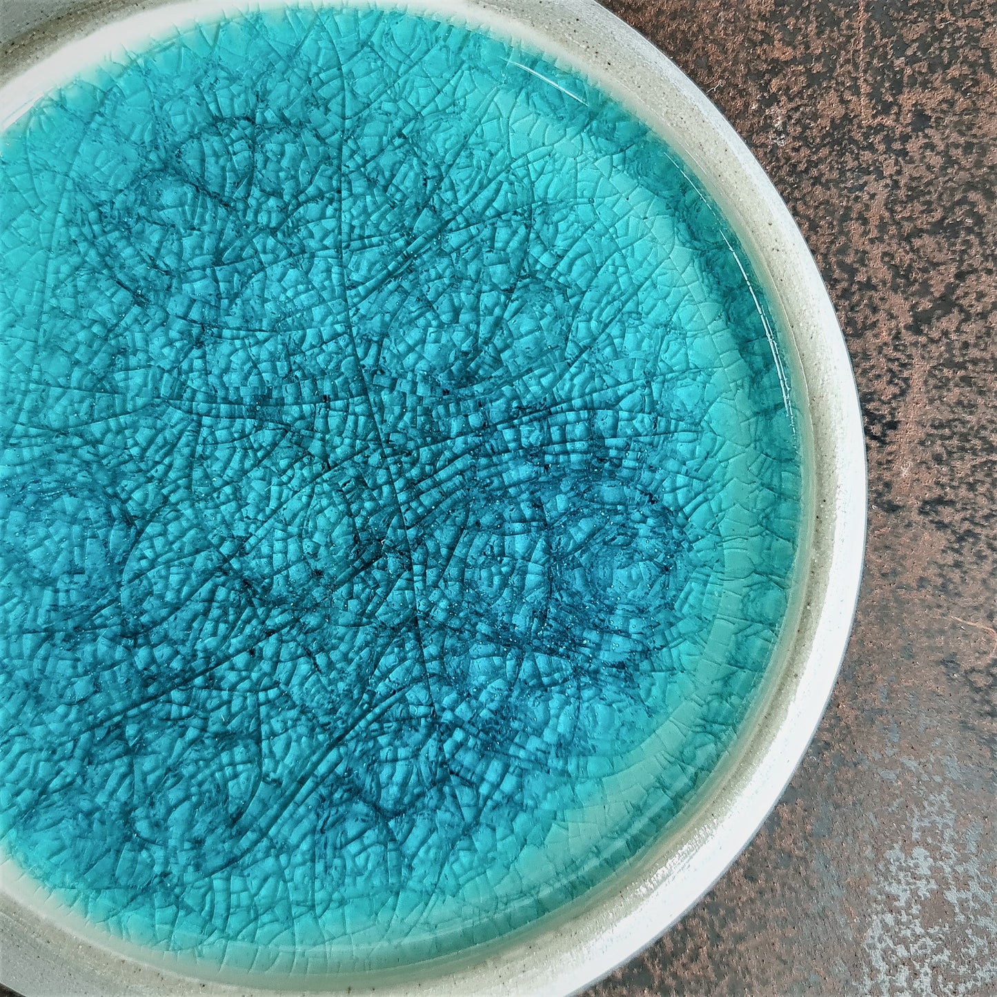 Aquamarine Blue Plate