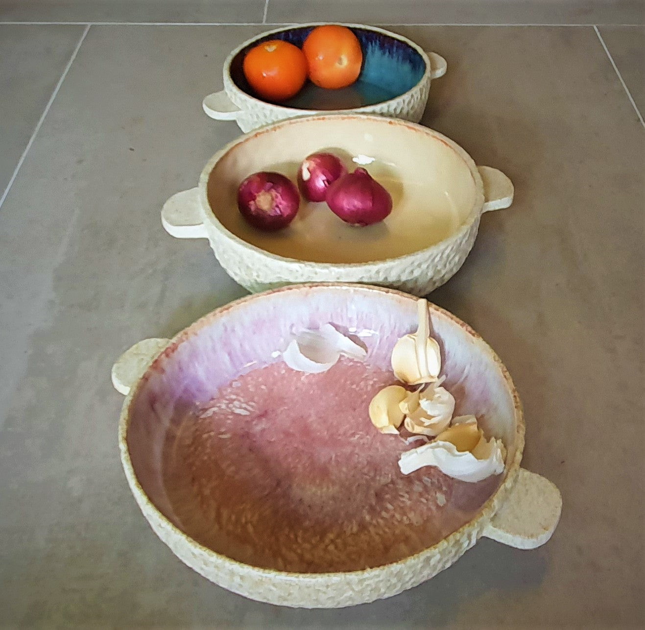 Troika Nesting Soup Plates / Bowls